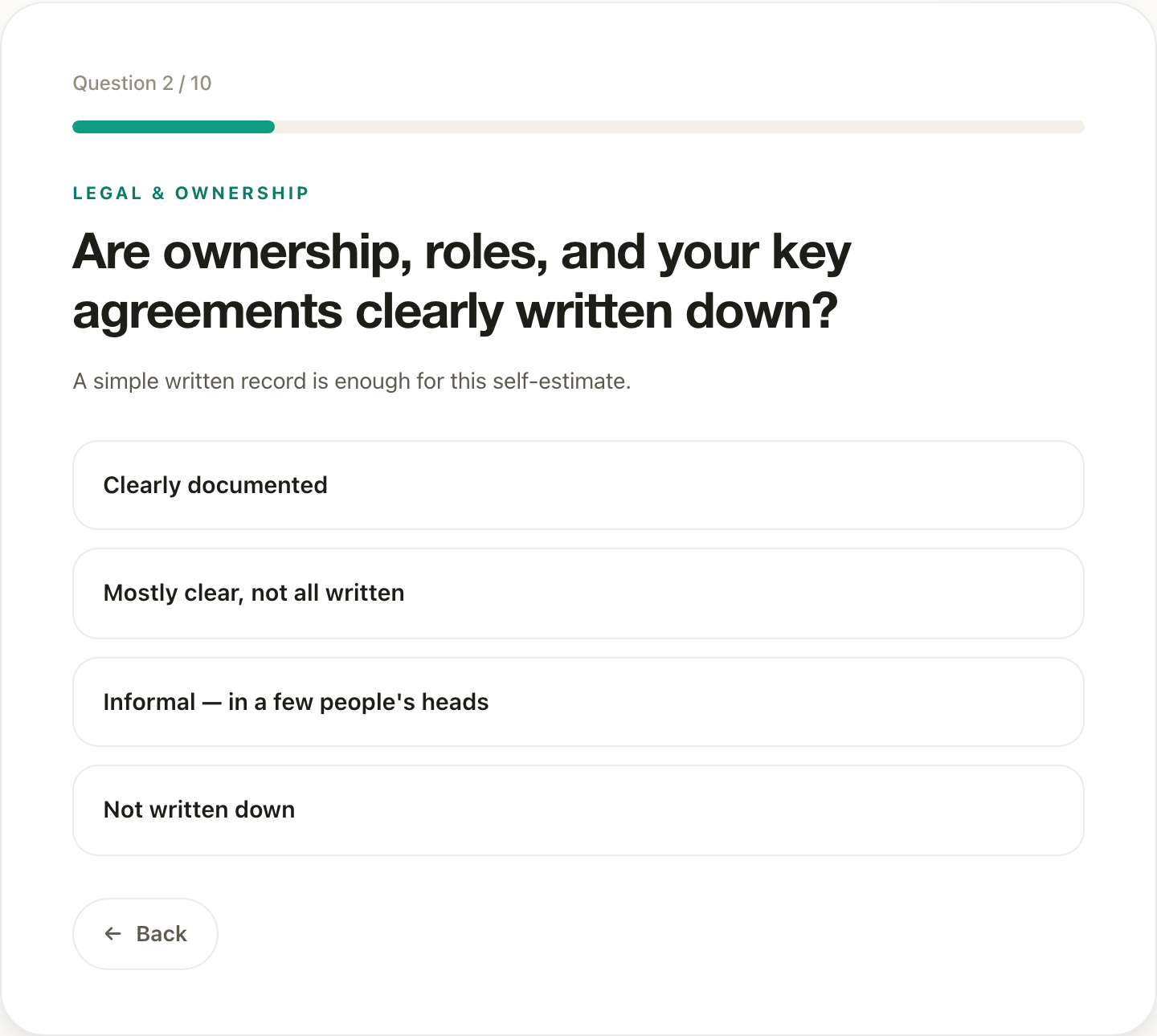 A preview of a NAIWA free readiness question